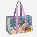 Jolivol Clear Tote Bag Set - Stadium Approved Transparent Carryall with Pouch
