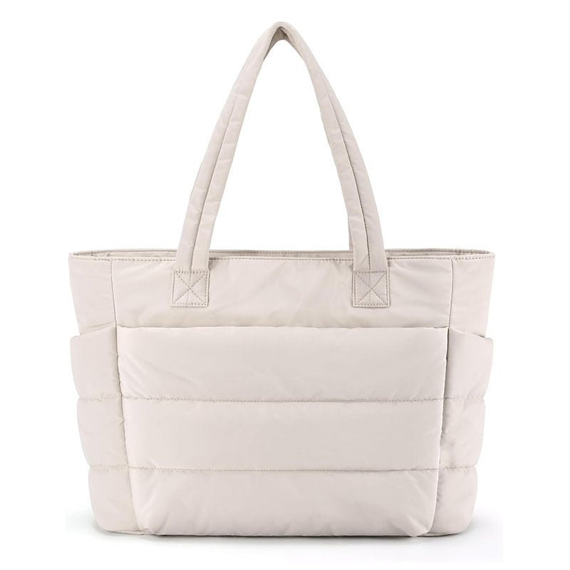 Jolivol Cloud Puffer Tote Bags- Lightweight Quilted Everyday Bag
